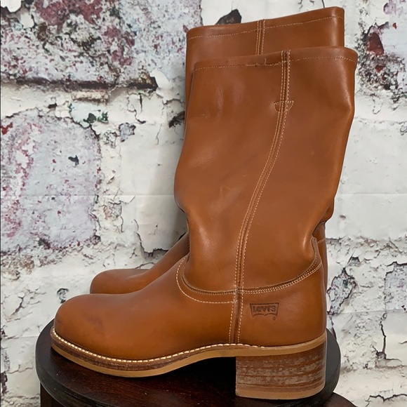 Levi's Other - Vintage Levi’s men’s leather brow boots 10